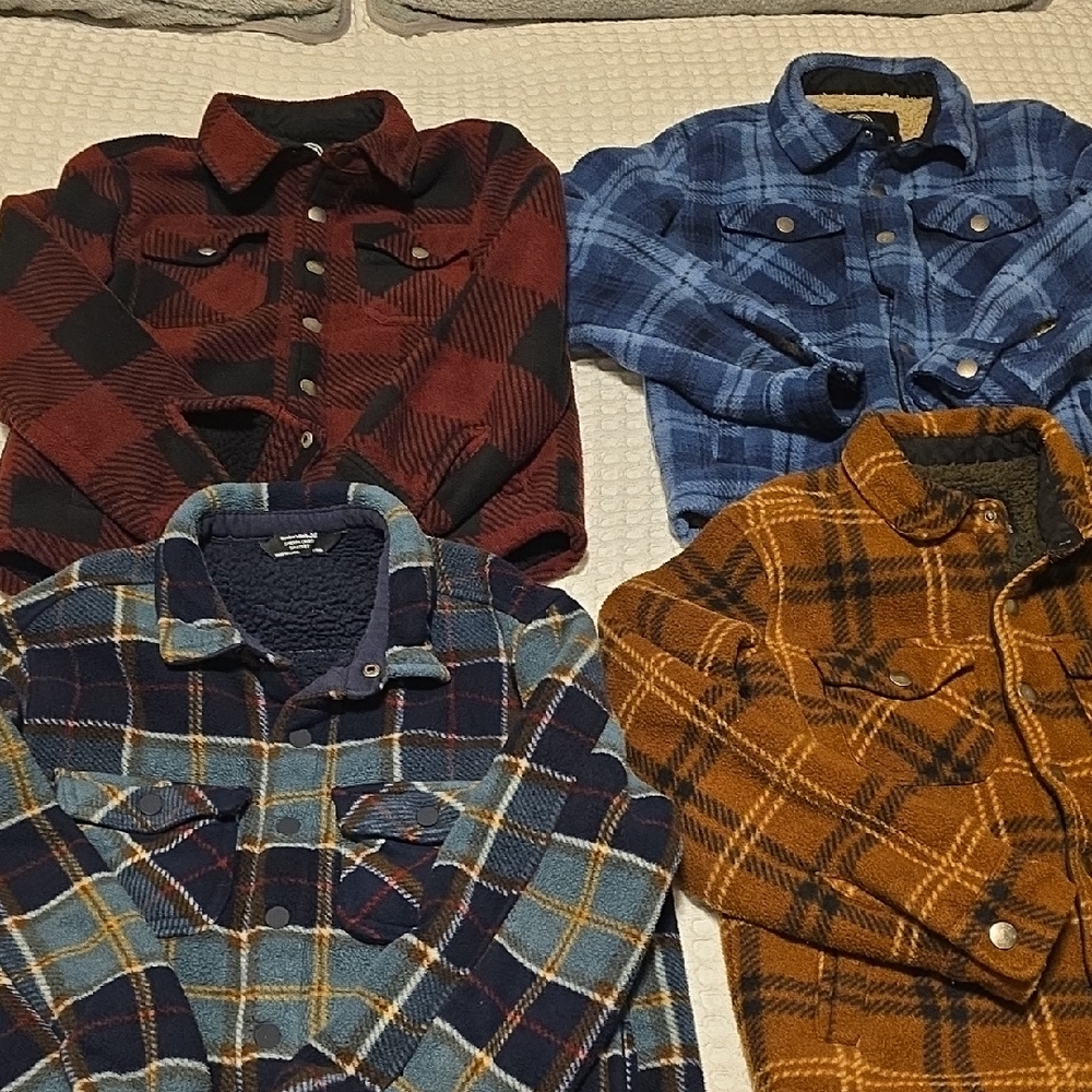Boys Plaid Flannel Jacket Collection